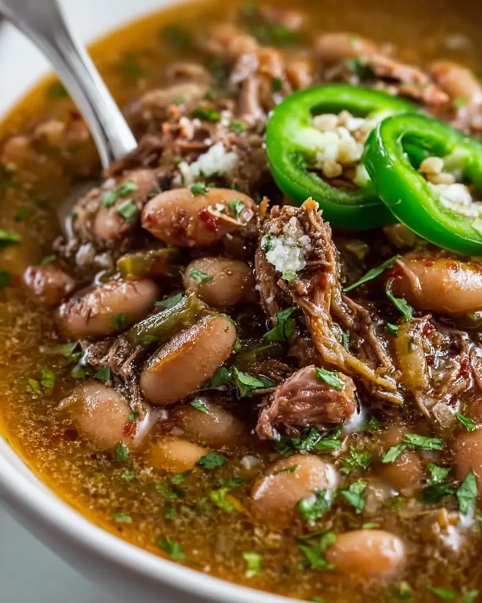 Slow Cooker Pinto Beans, Green Chile, and Beef: Easy Comfort Food