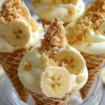 Banana Pudding Cheesecake Cones