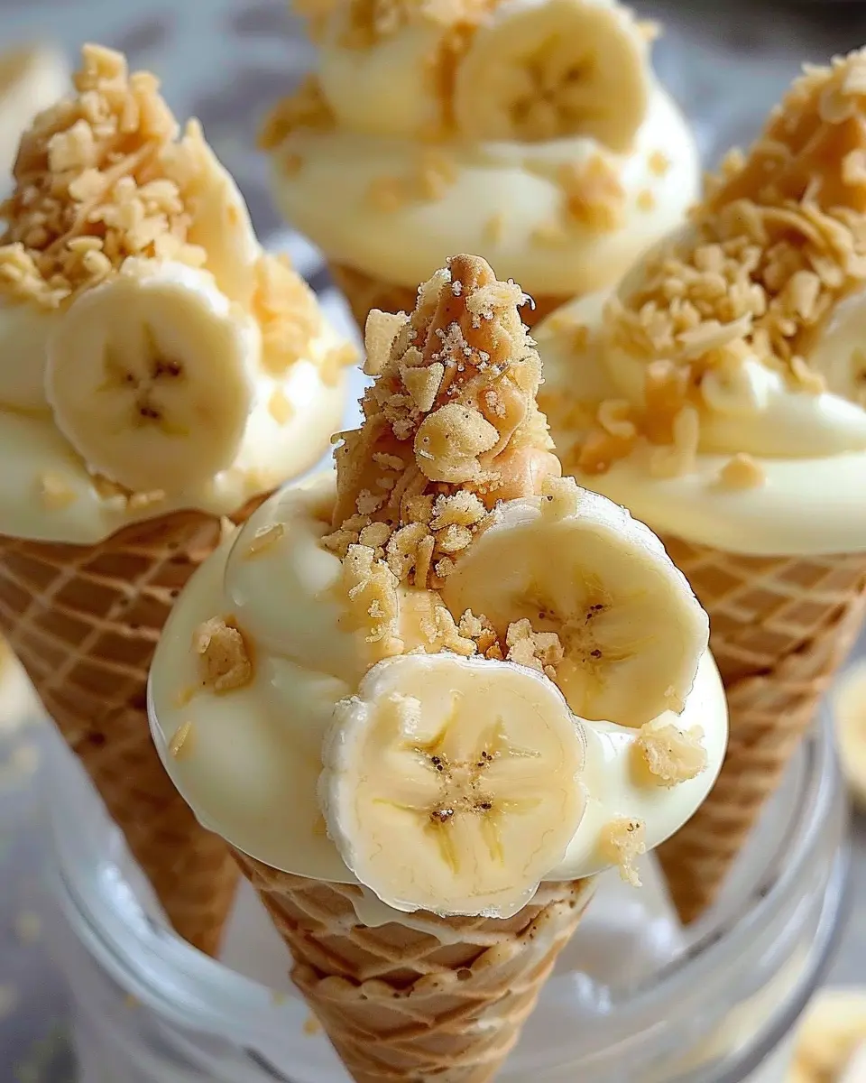 Banana Pudding Cheesecake Cones: Indulgent Treats for Everyone