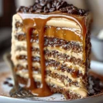 Gooey Coffee Caramel Cake