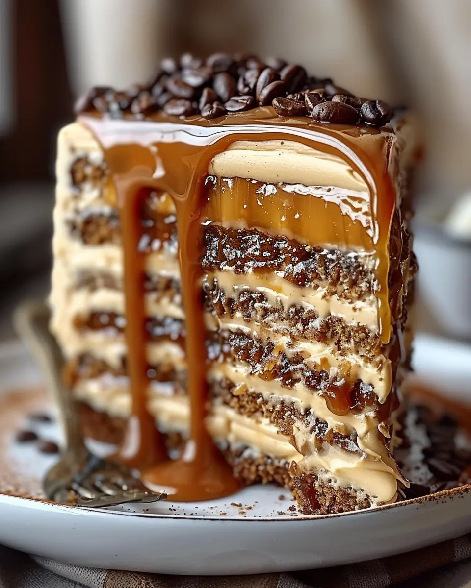 Gooey Coffee Caramel Cake: The Best Indulgent Treat for Coffee Lovers