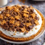No Bake Butterfinger Pie