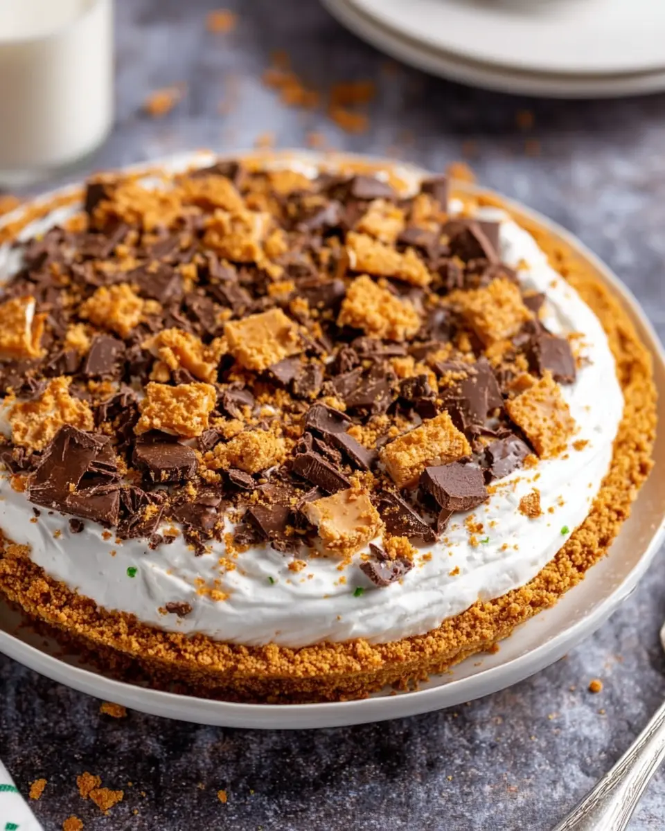 No Bake Butterfinger Pie: The Easy Indulgence You’ll Love
