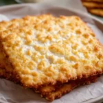 3-Ingredient Cottage Cheese Cheese Crackers