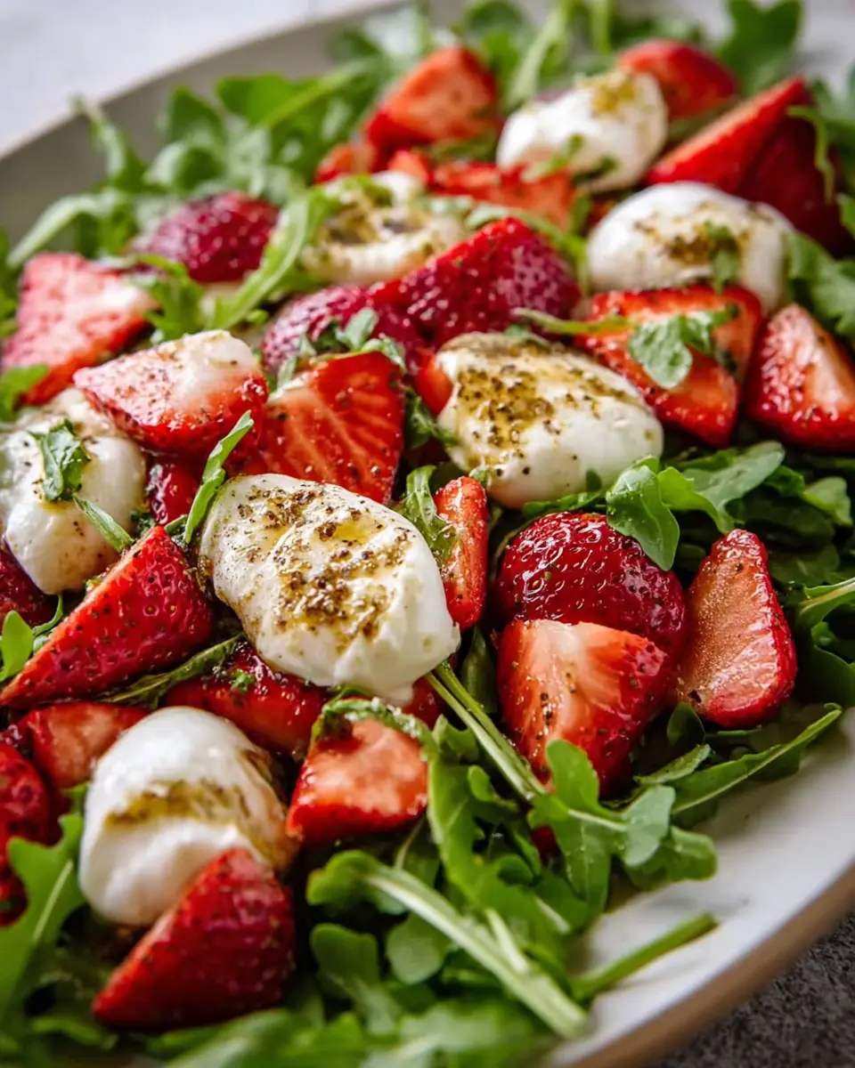 Strawberry Burrata Salad: Easy, Fresh, and Perfect for Summer