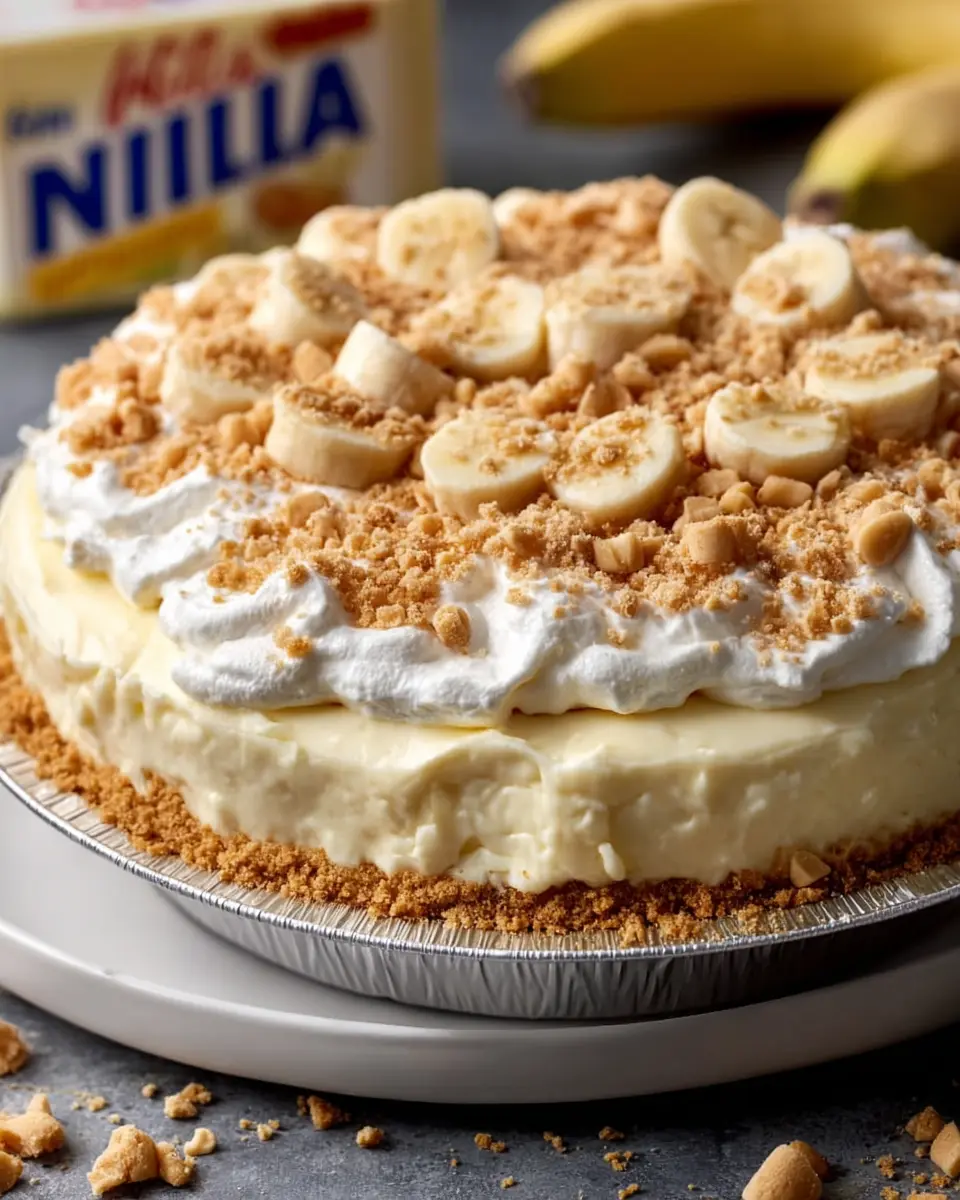 Nilla Wafer Banana Pudding Fluff Pie: The Best Easy Dessert Recipe