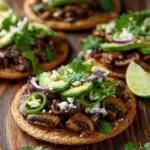 Chipotle Mushroom Tostadas