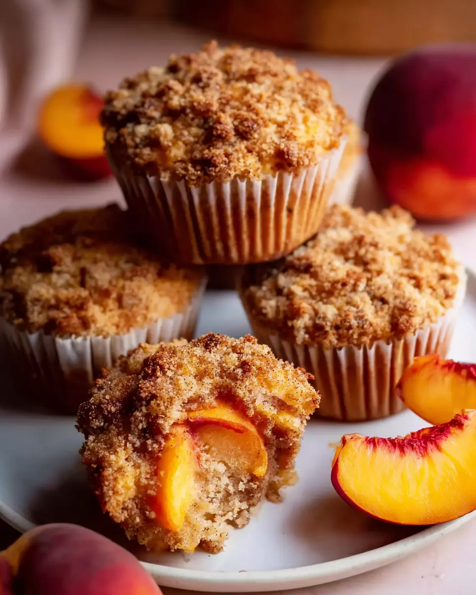 Peach Crumble Muffins: Easy, Juicy Treats for Your Family