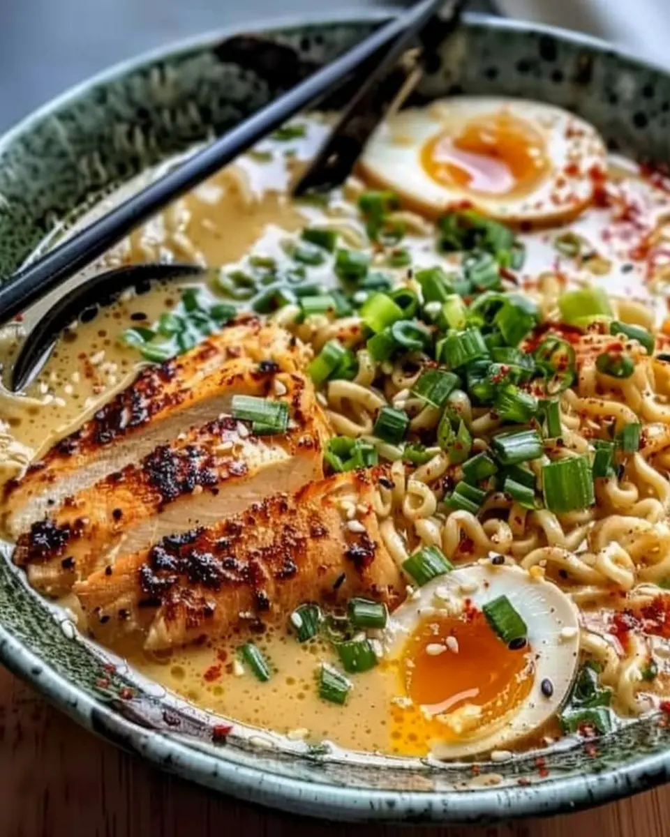 Creamy Garlic Chicken Ramen: The Indulgent Ultimate Recipe