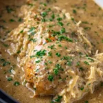 Easy Crock Pot Chicken And Gravy With Ranch