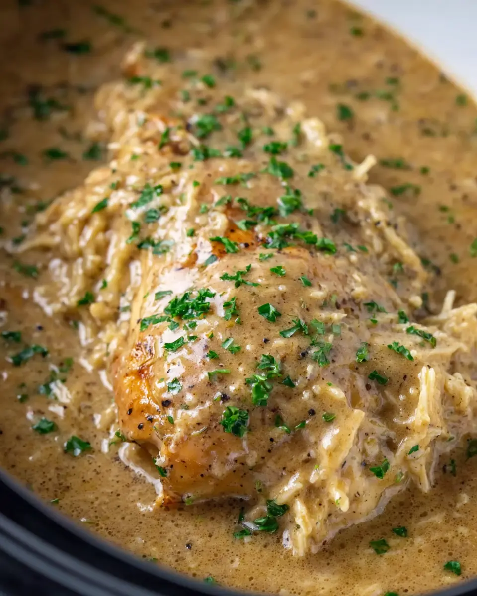 Easy Crock Pot Chicken and Gravy: A Juicy Ranch Delight