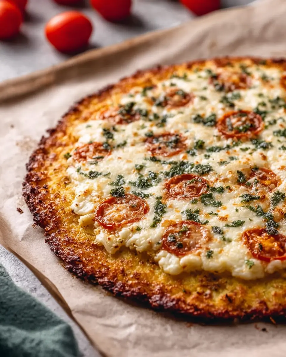 Crispy 2 Ingredient Cottage Cheese Pizza Crust Made Easy at Home