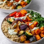 Quinoa Roasted Veggie Bowls