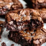 Fudgy Chewy Browkies (Brookies)