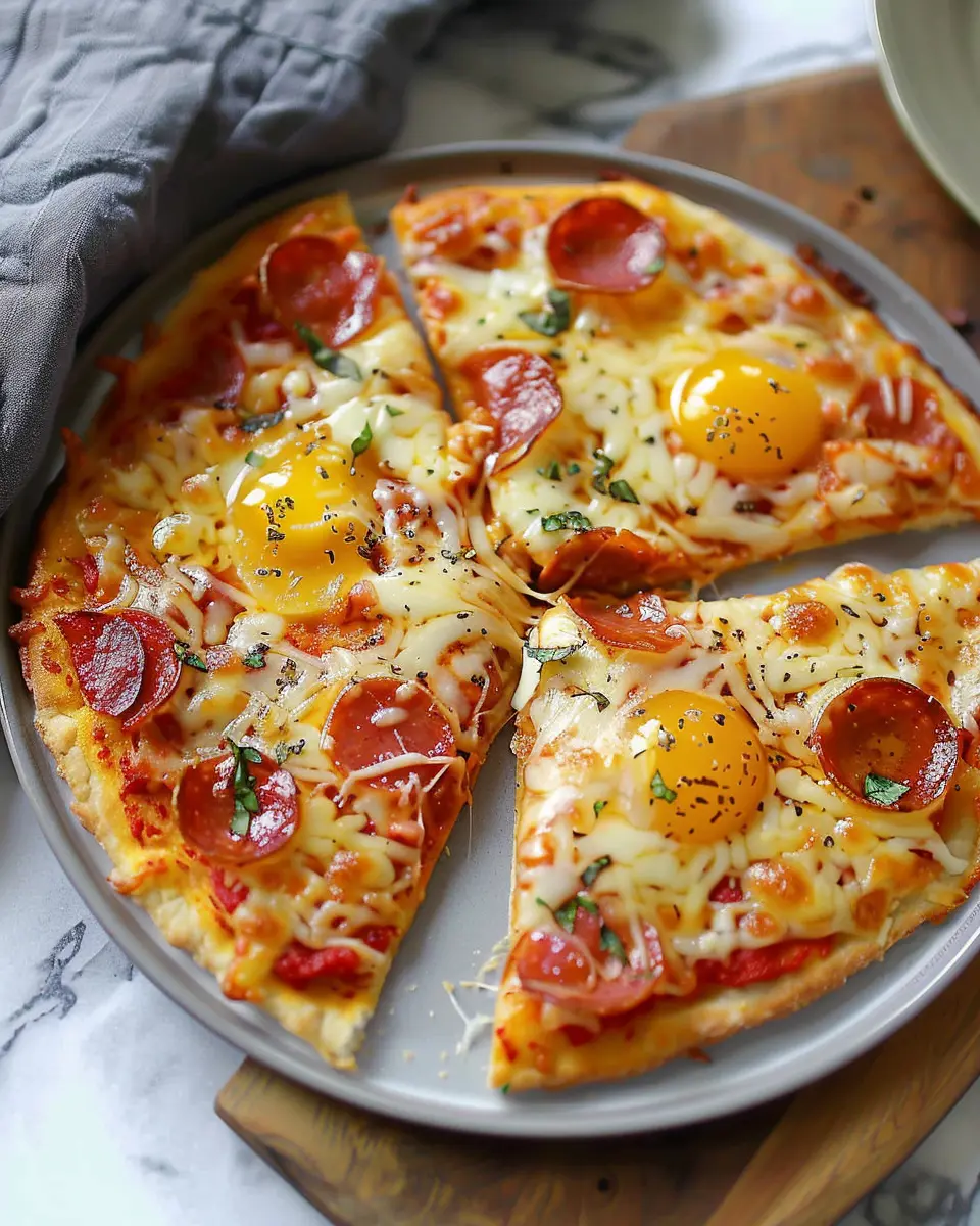 Pizza Eggs: Easy and Delicious Twist with Turkey Bacon and Chicken Ham
