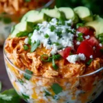 Creamy Enchilada Chicken Cottage Cheese Bowls