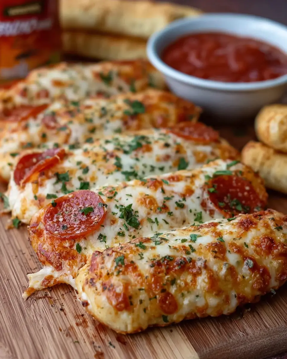 Pepperoni Pizza Cheese Sticks: Indulgent Flavor for Homemade Fun