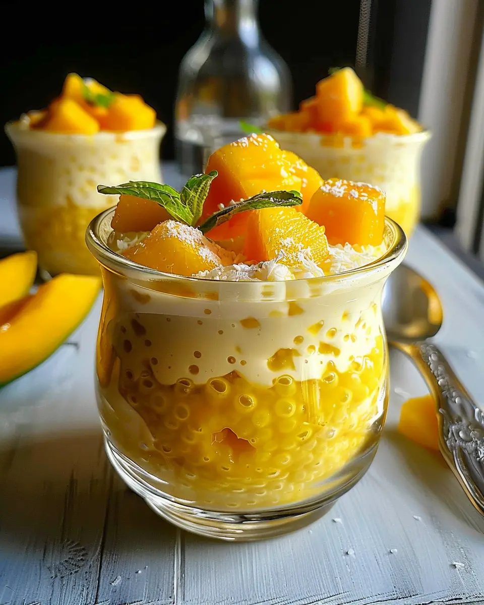Easy Mango Sago: A Refreshing Dessert Pudding You’ll Love