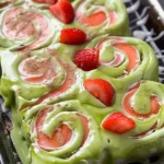 Strawberry Matcha Latte Rolls