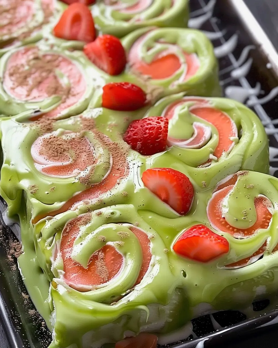 Strawberry Matcha Latte Rolls: Easy Indulgence for Home Chefs