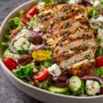 Greek Salad with Grilled Chicken