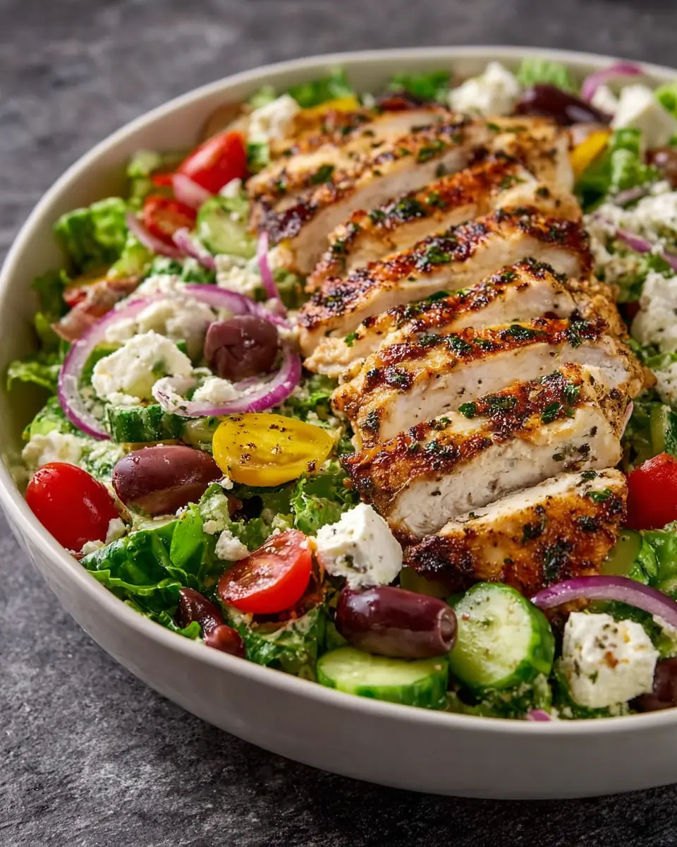 Greek Salad with Grilled Chicken: The Easy Recipe You’ll Love