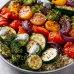 Quinoa Roasted Veggie Bowls