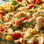Chicken Primavera Pasta Bake