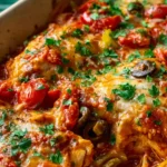 Chicken Cacciatore Casserole