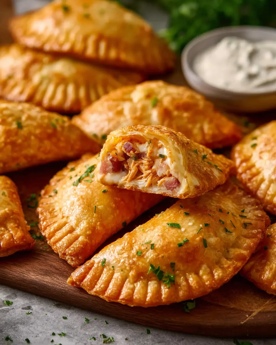 Crispy Ranch Turkey Bacon Chicken Empanadas for a Cozy Dinner