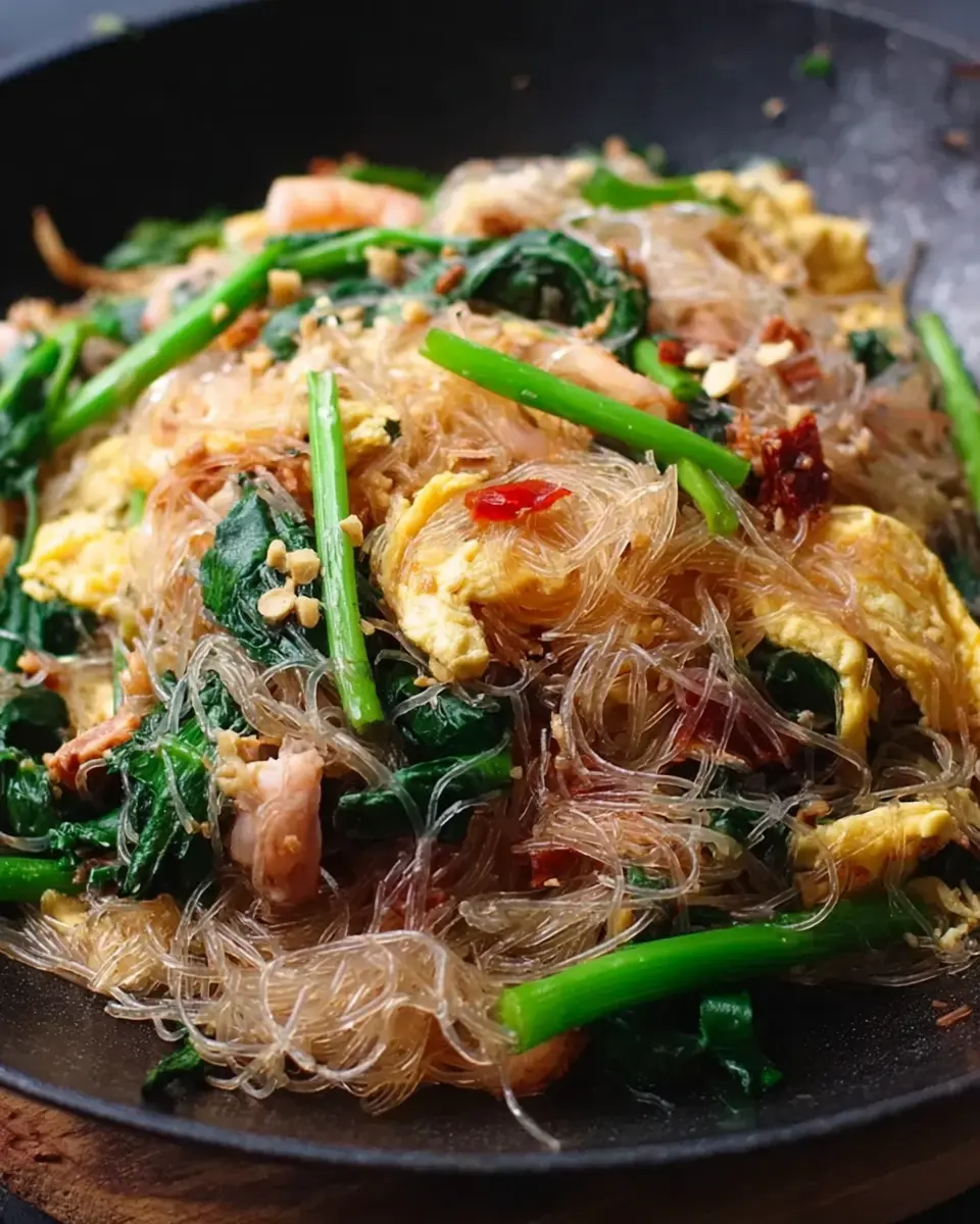 Thai Glass Noodle Stir Fry Pad Woon Sen: Easy and Delicious Recipe