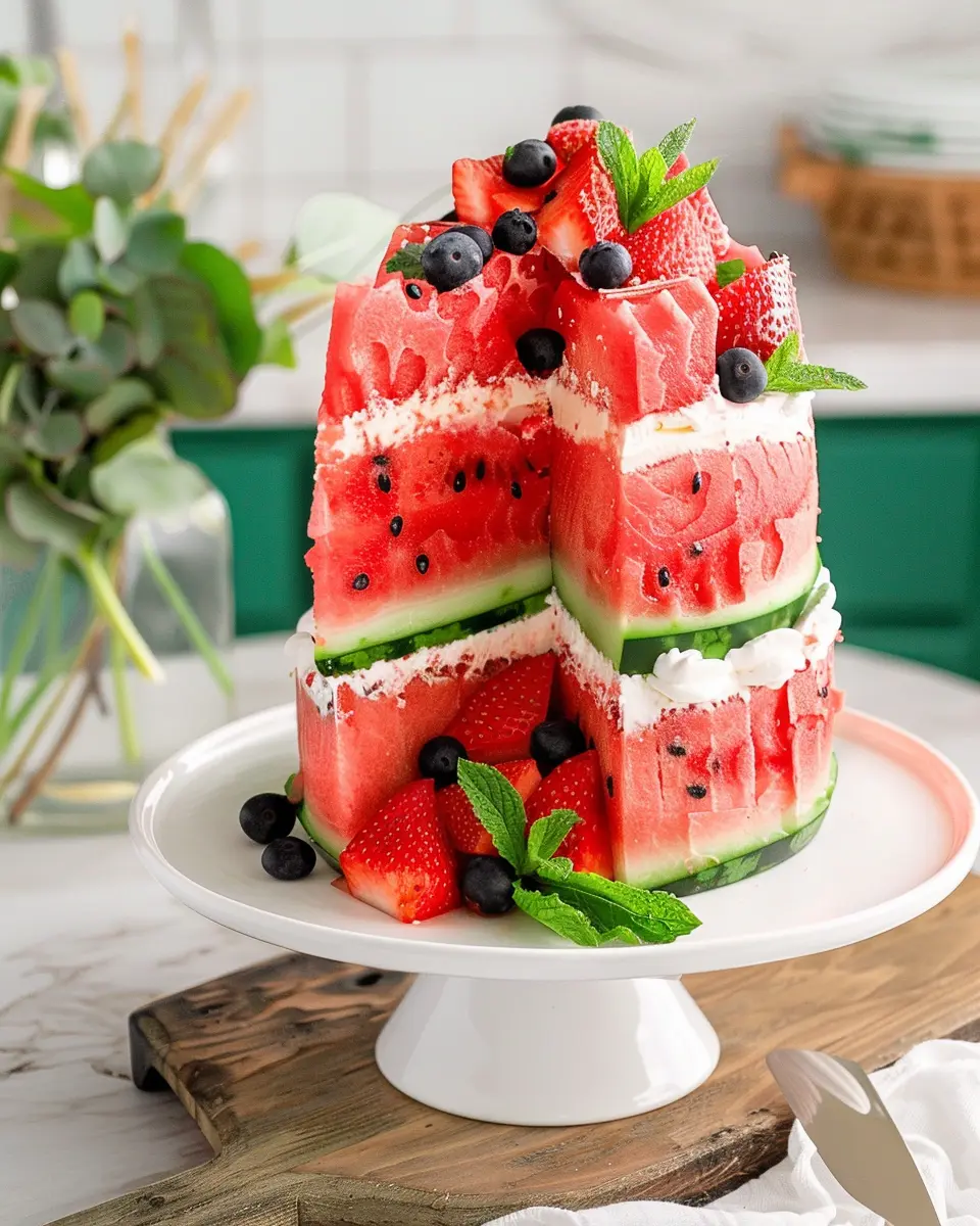 Watermelon Cake: The Juicy Best Dessert for Summer Gatherings