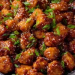 Sticky Honey Chicken Snack Bites