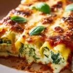 Spinach Ricotta Cannelloni