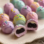 No Bake Easter Egg Oreo Truffles