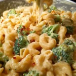 One Pot Broccoli Macaroni and Cheese