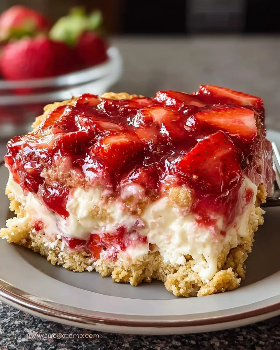 Irresistible Strawberry Cheesecake Dump Cake: Easy Delight at Home