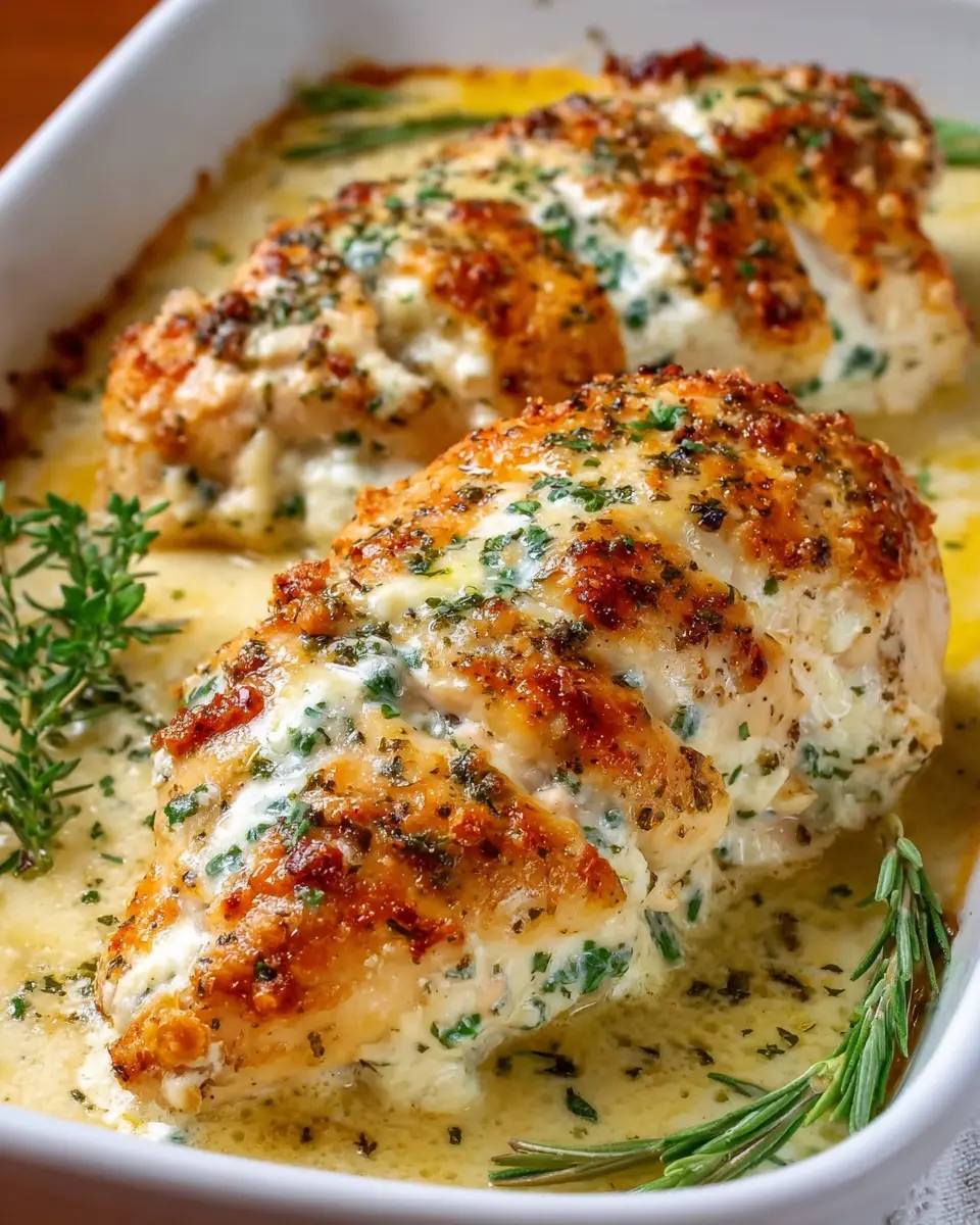 Irresistible Baked Cream Cheese Chicken with Turkey Bacon Delight