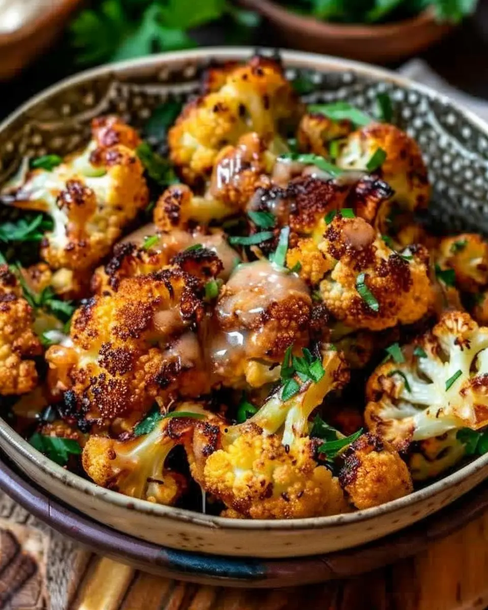 Moroccan Cauliflower with Tahini-Honey: The Best Recipe Ever