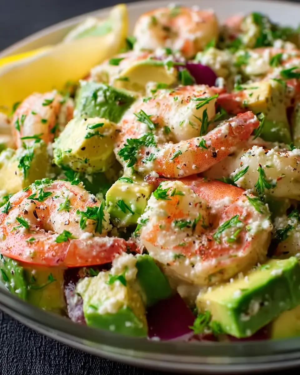 Creamy Shrimp and Avocado Salad: A Delightfully Easy Recipe