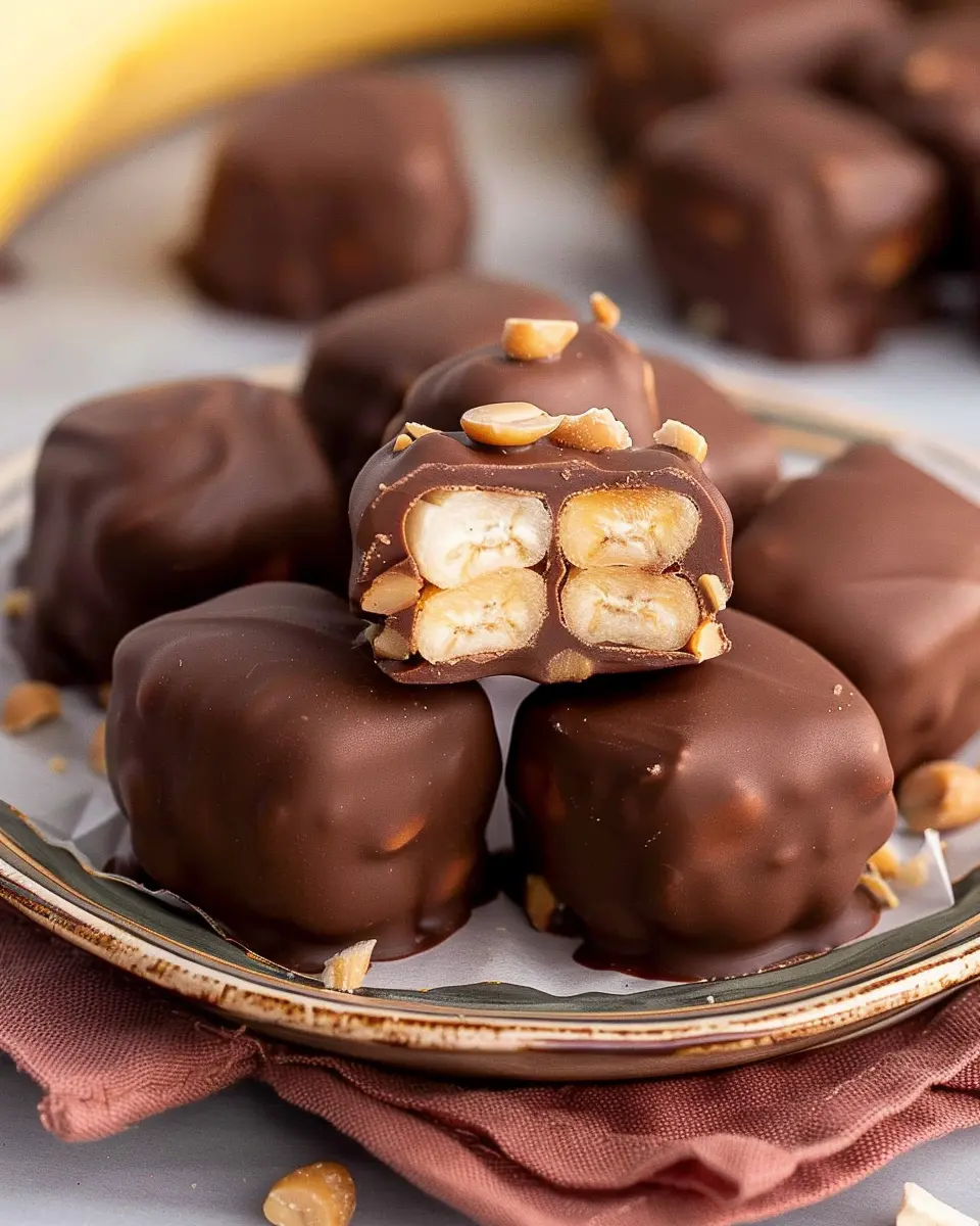Chocolate Banana Peanut Butter Bites: Easy No-Bake Treats to Love