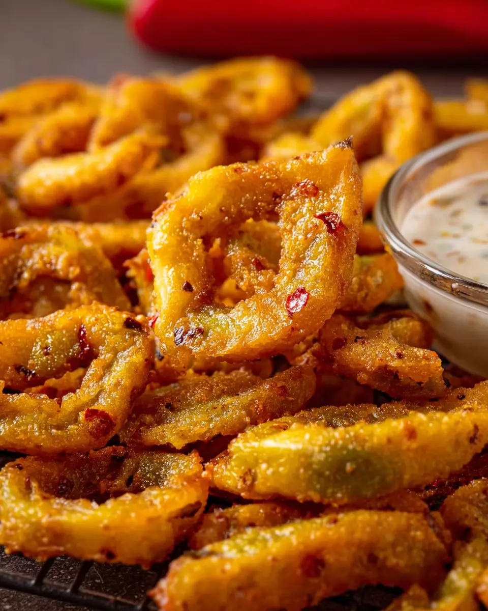 Crispy Golden Fried Banana Peppers: A Simple &amp; Irresistible Treat