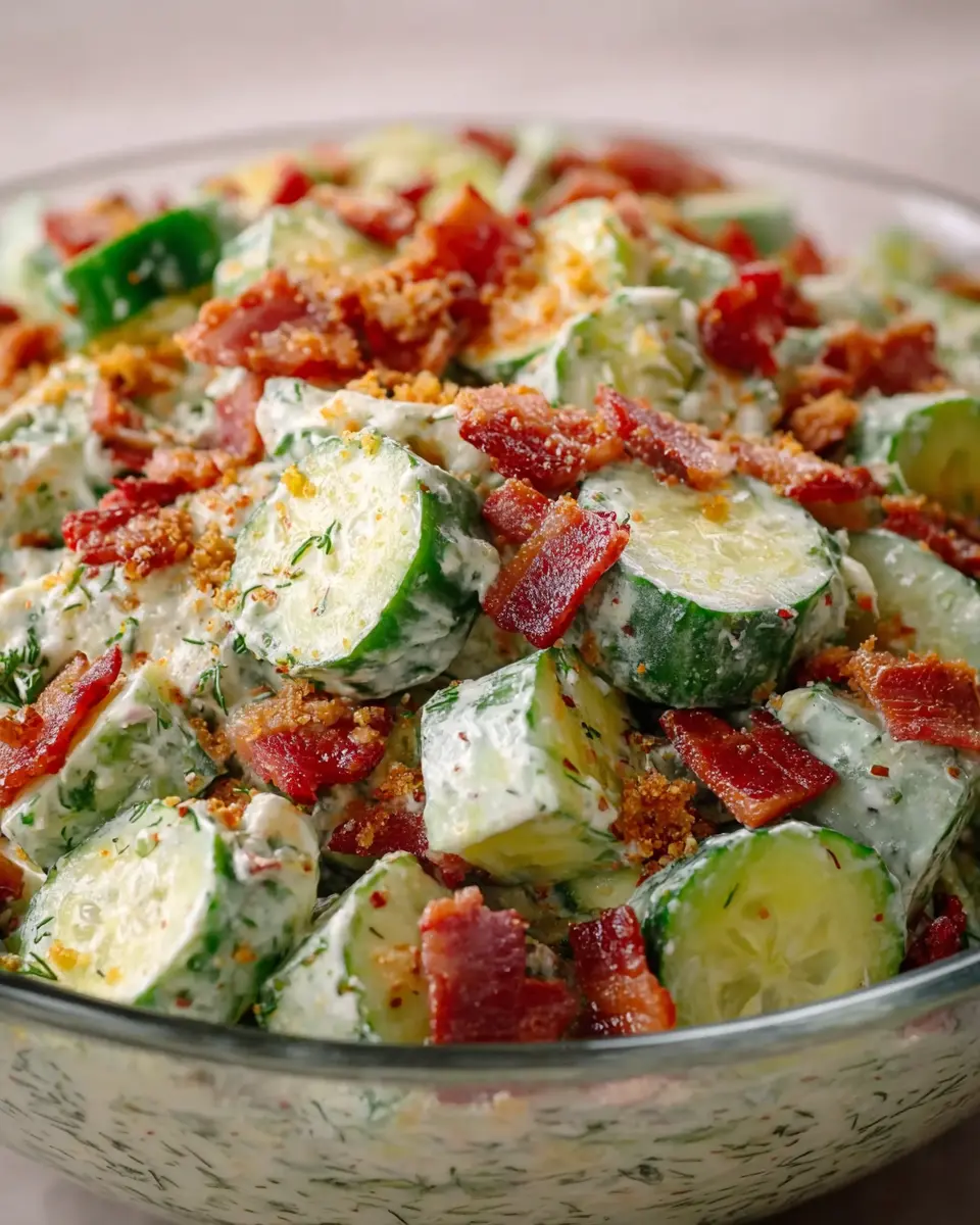 Creamy Turkey Bacon Cucumber Salad: A Refreshing Delight for You
