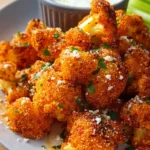 Crispy Buffalo Cauliflower Bites