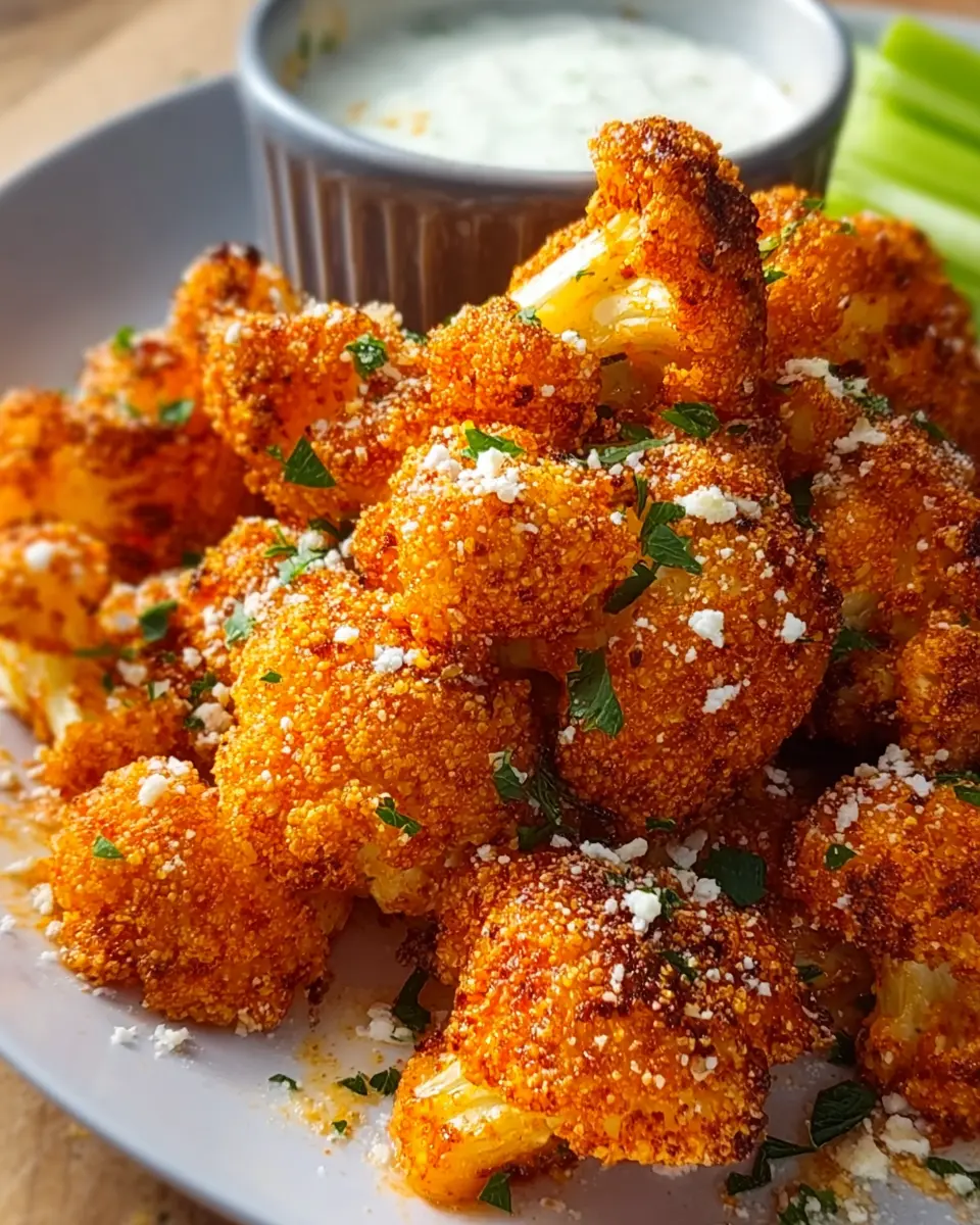 Crispy Buffalo Cauliflower Bites: Easy, Flavor-Packed Delight