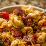 Italian Pasta Salad with Cheese Tortellini