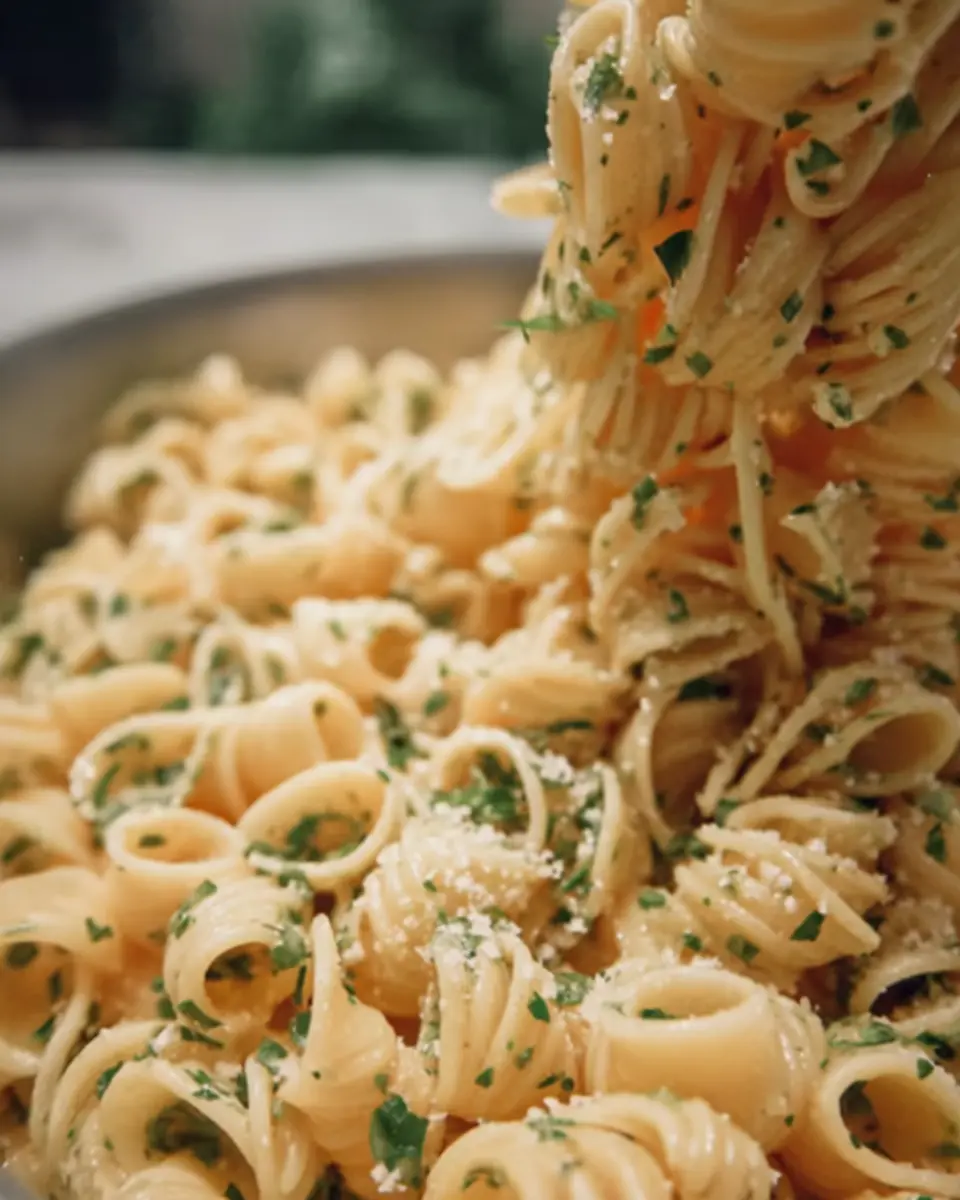 Garlic Butter Pasta with Turkey Bacon: The Best Comfort Dish
