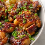 Honey Garlic Chicken Thighs