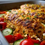 Fajita Chicken Cottage Cheese Bake
