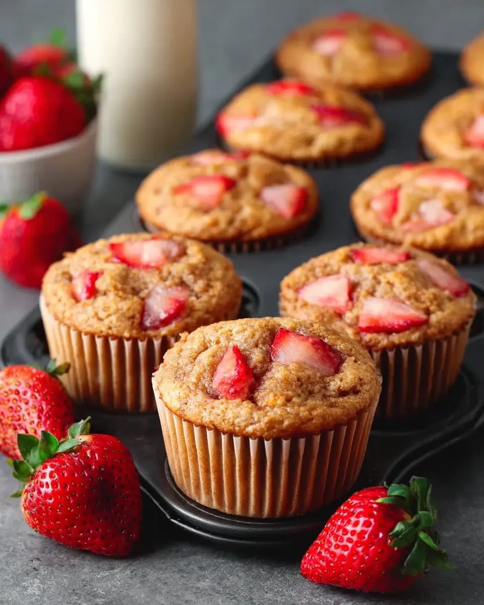 3 Ingredient Strawberry Protein Muffins: Easy and Guilt-Free Treat
